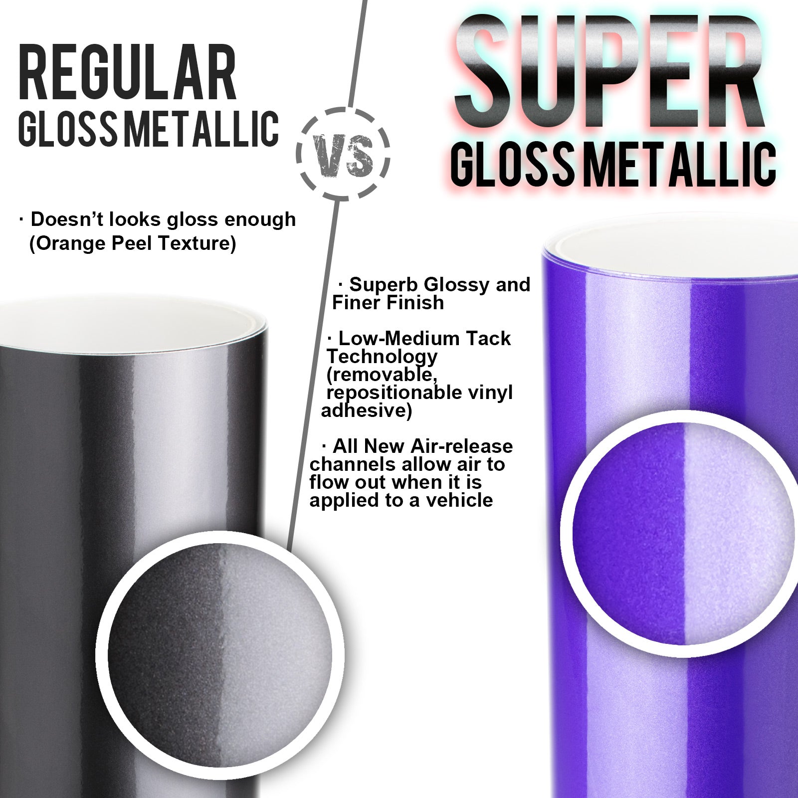PET Super Gloss Black Vinyl Chrome Delete Black Out Kit – Essmovinyl