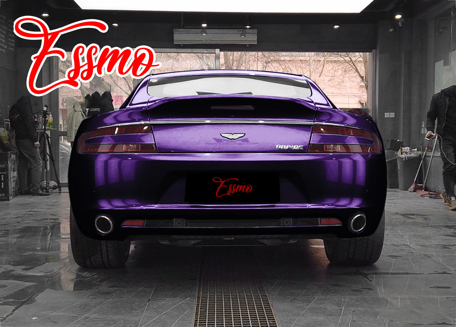 Super Gloss Metallic Midnight Purple Vinyl Wrap – Essmovinyl