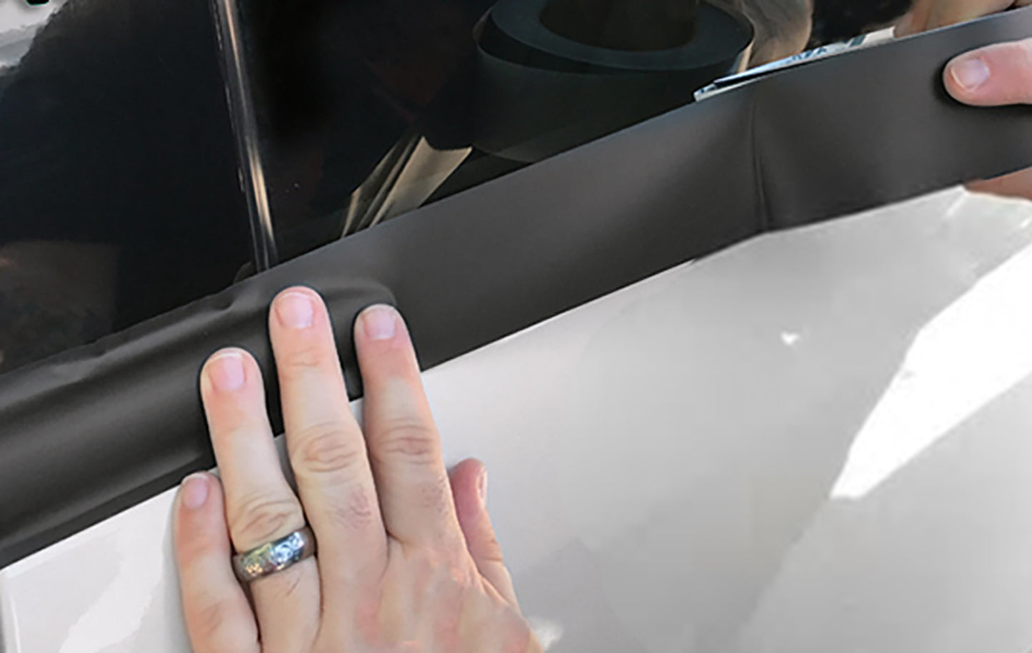 PET Super Gloss Black Vinyl Chrome Delete Black Out Kit