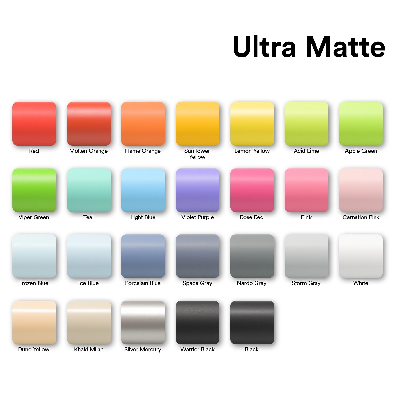 Ultra Matte Black Vinyl Wrap – Essmovinyl